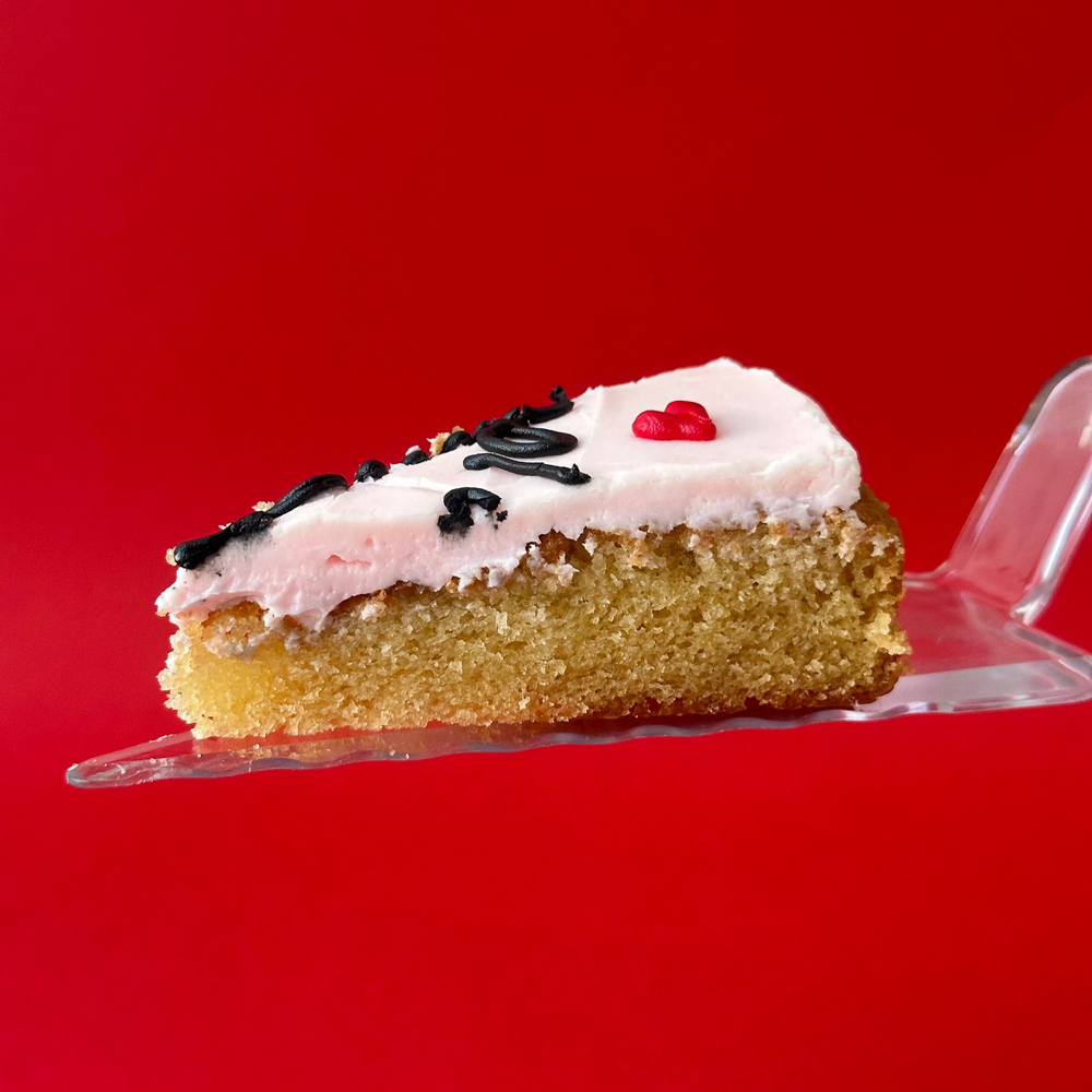 "Love Note" Cake Slice